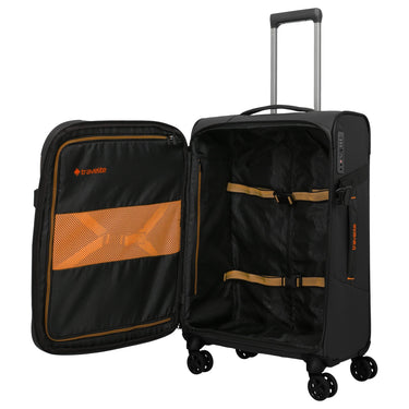 Travelite Briize - 4-Rollen-Trolley M 67 cm erw. (schwarz) - Ansicht 6