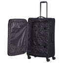 Travelite Chios - 4-Rollen-Trolley L 78 cm erw. (schwarz) - Ansicht 6
