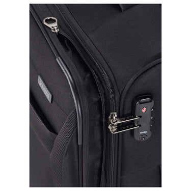 Travelite Chios - 4-Rollen-Trolley M 67 cm erw. (schwarz) - Ansicht 7