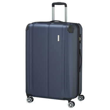 Travelite City - 4-Rollen-Trolley erw. L 77 cm (marine) - Ansicht 2