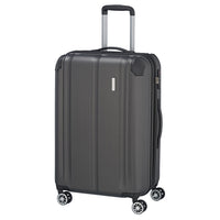 Travelite City - 4-Rollen-Trolley erw. M 68 cm (anthrazit) - Ansicht 2
