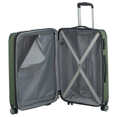 Travelite City - 4-Rollen-Trolley erw. M 68 cm (grün) - Ansicht 6