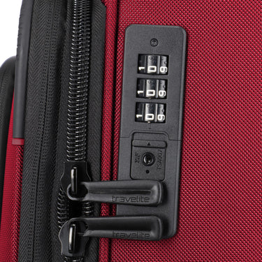 Travelite Crosslite - 2-Rollen-Kabinentrolley S 54 cm erw. (red) - Ansicht 8
