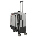 Travelite Crosslite - 4-Rollen-Kabinentrolley S 55 cm erw. (natur) - Ansicht 6