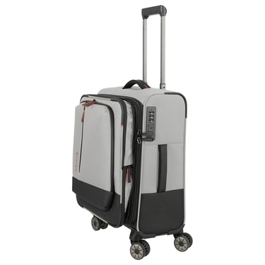 Travelite Crosslite - 4-Rollen-Kabinentrolley S 55 cm erw. (natur) - Ansicht 6