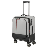 Travelite Crosslite - 4-Rollen-Kabinentrolley S 55 cm erw. (natur) - Ansicht 2