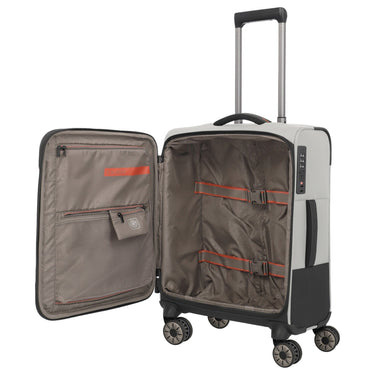 Travelite Crosslite - 4-Rollen-Kabinentrolley S 55 cm (natur) - Ansicht 6