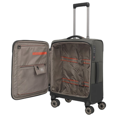 Travelite Crosslite - 4-Rollen-Kabinentrolley S 55 cm (oliv) - Ansicht 6
