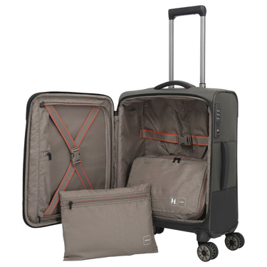 Travelite Crosslite - 4-Rollen-Kabinentrolley S 55 cm (oliv) - Ansicht 7