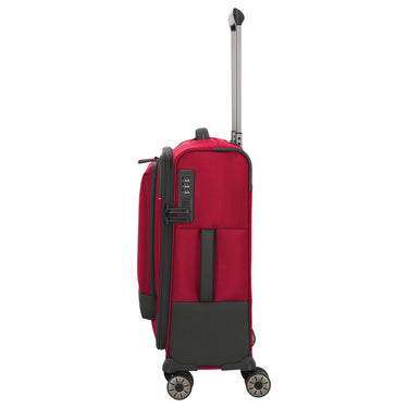 Travelite Crosslite - 4-Rollen-Kabinentrolley S 55 cm (red) - Ansicht 3