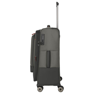 Travelite Crosslite - 4-Rollen-Trolley M 66 cm erw. (oliv) - Ansicht 3