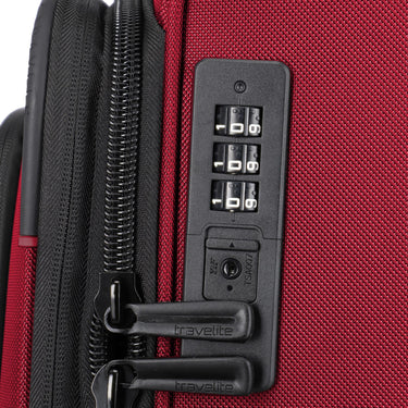 Travelite Crosslite - 4-Rollen-Trolley M 66 cm erw. (red) - Ansicht 8