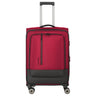 Travelite Crosslite - 4-Rollen-Trolley M 66 cm erw. (red)