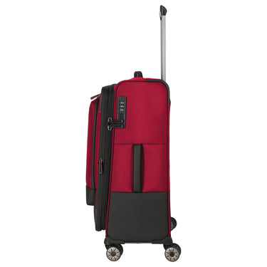 Travelite Crosslite - 4-Rollen-Trolley M 66 cm erw. (red) - Ansicht 3