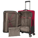 Travelite Crosslite - 4-Rollen-Trolley M 66 cm erw. (red) - Ansicht 7