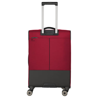 Travelite Crosslite - 4-Rollen-Trolley M 66 cm erw. (red) - Ansicht 4