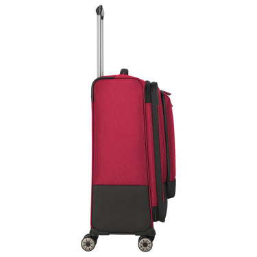 Travelite Crosslite - 4-Rollen-Trolley M 66 cm erw. (red) - Ansicht 5