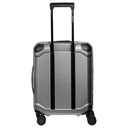 Travelite Millennium - 4-Rollen-Kabinentrolley mit Vortasche S 55 cm (silver) - Ansicht 4