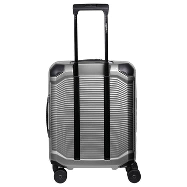 Travelite Millennium - 4-Rollen-Kabinentrolley mit Vortasche S 55 cm (silver) - Ansicht 4