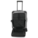 Travelite Millennium - 4-Rollen-Kabinentrolley mit Vortasche S 55 cm (silver) - Ansicht 9