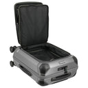 Travelite Millennium - 4-Rollen-Kabinentrolley mit Vortasche S 55 cm (silver) - Ansicht 11
