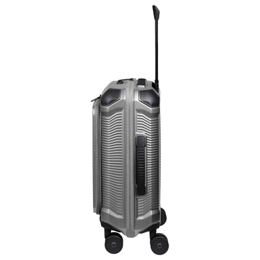 Travelite Millennium - 4-Rollen-Kabinentrolley mit Vortasche S 55 cm (silver) - Ansicht 3