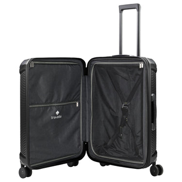 Travelite Millennium - 4-Rollen-Trolley M 67 cm erw. (black) - Ansicht 7