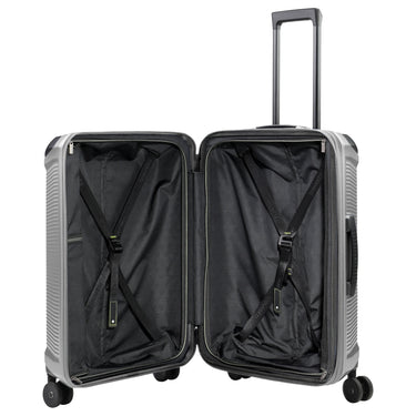 Travelite Millennium - 4-Rollen-Trolley M 67 cm erw. (silver) - Ansicht 8