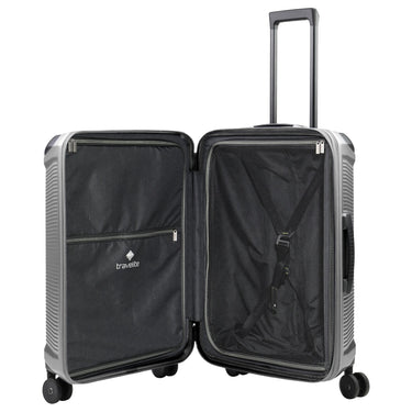 Travelite Millennium - 4-Rollen-Trolley M 67 cm erw. (silver) - Ansicht 7