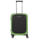 Travelite Mooby - 4-Rollen-Kabinentrolley mit Vortasche S 55 cm (grün)