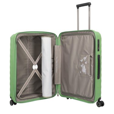 Travelite Mooby - 4-Rollen-Trolley Set L/M/S 3tlg. erw. (grün) - Ansicht 7