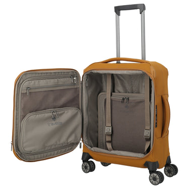 Travelite Priima - 4-Rollen-Kabinentrolley S 55 cm erw. (curry) - Ansicht 6