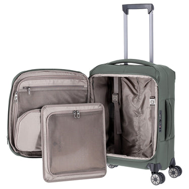 Travelite Priima - 4-Rollen-Kabinentrolley S 55 cm erw. (olive) - Ansicht 7