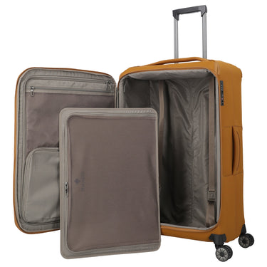 Travelite Priima - 4-Rollen-Trolley L 79 cm erw. (curry) - Ansicht 8