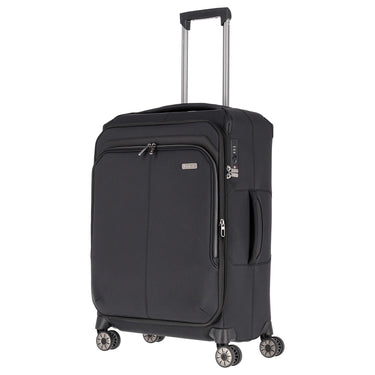 Travelite Priima - 4-Rollen-Trolley M 68 cm erw. (black) - Ansicht 2