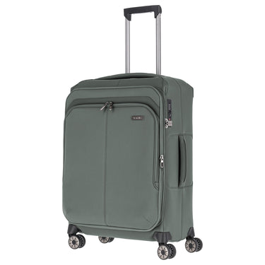 Travelite Priima - 4-Rollen-Trolley M 68 cm erw. (olive) - Ansicht 2