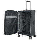 Travelite Skaii - 4-Rollen-Trolley L 78 cm erw. (gipfelgrau) - Ansicht 6