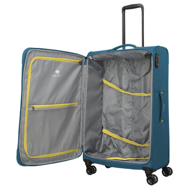 Travelite Umbria - 4-Rollen-Trolley L 77 cm erw. (petrol) - Ansicht 8
