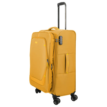 Travelite Umbria - 4-Rollen-Trolley M 67 cm erw. (golden glow) - Ansicht 6