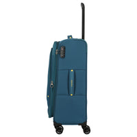 Travelite Umbria - 4-Rollen-Trolley M 67 cm erw. (petrol) - Ansicht 3