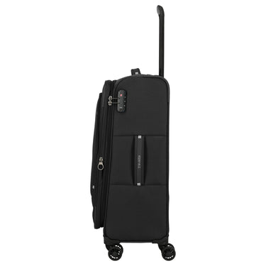 Travelite Umbria - 4-Rollen-Trolley M 67 cm erw. (schwarz) - Ansicht 3
