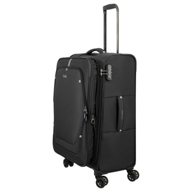 Travelite Umbria - 4-Rollen-Trolley M 67 cm erw. (schwarz) - Ansicht 6