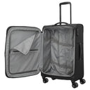 Travelite Umbria - 4-Rollen-Trolley M 67 cm erw. (schwarz) - Ansicht 7