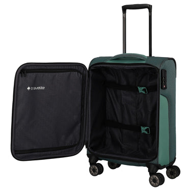 Travelite Viia - 4-Rollen-Kabinentrolley S 55 cm (Eukalyptus) - Ansicht 6