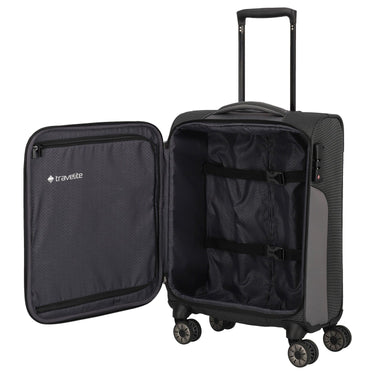 Travelite Viia - 4-Rollen-Kabinentrolley S 55 cm (Schiefer) - Ansicht 6