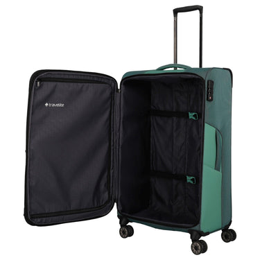 Travelite Viia - 4-Rollen-Trolley L 77 cm erw. (Eukalyptus) - Ansicht 6