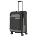 Travelite Viia - 4-Rollen-Trolley M 67 cm erw. (Schiefer) - Ansicht 2