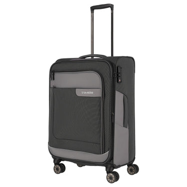 Travelite Viia - 4-Rollen-Trolley M 67 cm erw. (Schiefer) - Ansicht 2