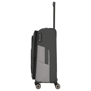 Travelite Viia - 4-Rollen-Trolley M 67 cm erw. (Schiefer) - Ansicht 3