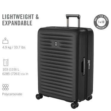 Victorinox Airox Advanced - 4-Rollen-Trolley L 75 cm erw. (black) - Ansicht 8